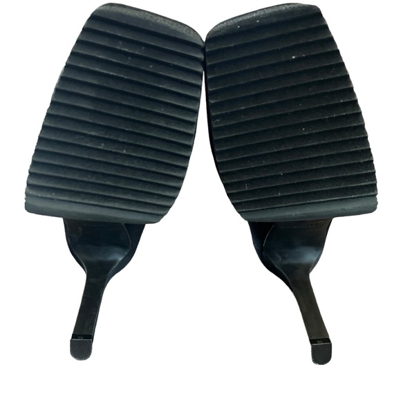 DKNY Zayne Platform Pumps Square Toe Dressy Sleek Stiletto Heels Black Size 9.5 - Picture 10 of 11